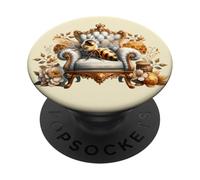 Yellow Bee Accessories for Women Bee Keepers and Queen Bee PopSockets PopGrip Adhésif