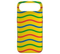Yellow Blue Green Red Wavy Mauritius Colorful Pattern Coque pour iPhone Air