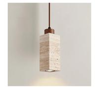 Yellow Cave Stone Bed Chandelier Nordic Restaurant Retro Cabinet Decoration Chandelier