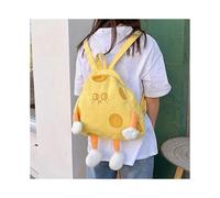 Yellow Cheese Canvas Backpack School Bags for Student Large Capacity Cartoon Women Bags Cute Kawaii Travel Backpack 2023 New