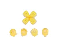 (Yellow)D-pad Move Action Dpad For Key Abxy X Buttons Set Repair Part Replacement Forps