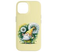Yellow Dandelion Decor For Gnome Lover Make A Little Wish Coque pour iPhone 14