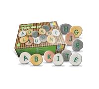 Yellow Door YD1009 Lot de 26 galets alphabet majuscules