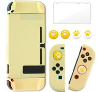 (yellow) Étui rigide NS à motif sakura en relief pour Nintendo Switch