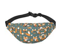 Yellow Fox Grand sac banane tendance pour voyage, décontracté, convient pour le sport, la course à pied, le cyclisme, les voyages, la pêche