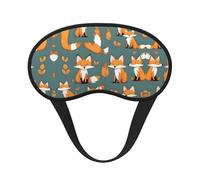 Yellow Fox Masque universel léger pour les yeux Idéal pour les voyages, les siestes au bureau et le travail par quart de travail fournit un environnement de sommeil confortable