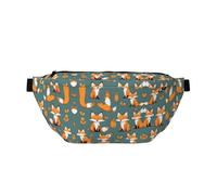 Yellow Fox Sac banane de course à pied sans rebond pour salle de sport, sac banane étanche avec sangle réglable