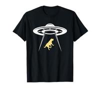 Yellow Lab Mom Dad Labrador Retriever Mama Spaceship T-Shirt