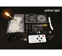yellow light Lampe à spectre musical, Kit Cube, tour de GuangZhou, (petite Version), pièces de Production électroniques de bricolage