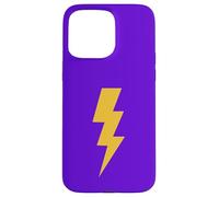 Yellow Lightning Bolt Coque pour iPhone 15 Pro Max