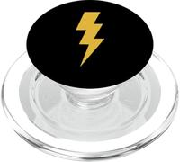 Yellow Lightning Bolt PopSockets PopGrip pour MagSafe