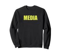 Yellow MEDIA pour les équipes de presse, les événements et la couverture Sweatshirt