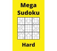 Yellow Mega Sudoku Book, 9x9 Puzzles, 200 Pages, 5x8, Hard