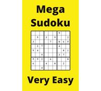 Yellow Mega Sudoku Book, 9x9 Puzzles, 200 Pages, 5x8, Very Easy