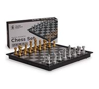 Yellow Mountain Imports Jeu d'échecs magnétique de Voyage (25 centimètres) - Jeu de société Pliable et Portable