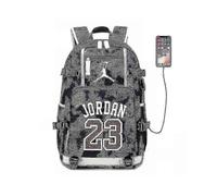 (yellow)Nba Jordan Backpack Bulls Backpack Casual Travel Basketball Sports Multifunctional School Bag A Style F-u
