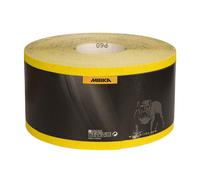 Yellow Papier abrasif rouleau / 115mm x 50m / P80 /Ponçage de bois dur, bois tendre, peinture, mastic, plastique / 1 rouleau