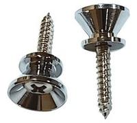 Attache-Courroies Type Strat par 2 avec Vis Chrome