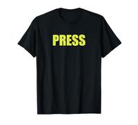 Yellow PRESS pour la couverture des nouvelles, les événements et les médias T-Shirt