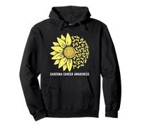 Yellow Ribbon Sunflower Sarcoma Cancer Awareness Sweat à Capuche