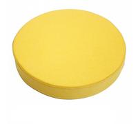 Yellow Round Chair Cushions 40 x 40 x 5 cm Soft Sofa Pads with Zipper Cushioned Seat Cushions for Dining Room Kitchen Office - Comfortable & Stylish Stuhl- Seat Cushion