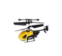 (Yellow)Rounded Mini Micro Plastic RC Helicopter 2.5 Channel Full Dynamic Red