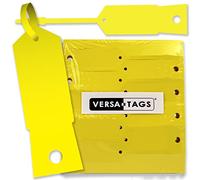 YELLOW Self-Locking Arrow Key Tags (1,000 per pack) Size 4 1/2 X 3/4 (YELLOW) by Arrow ID Tags