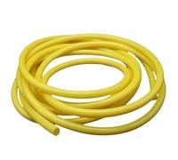 Yellow Silicone Lab Tubing - Anti-Static, Vibration Absorbing, Food Grade Rubber Tube for Industrial Use(10metersx0.5mmx1mm)