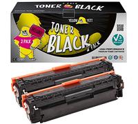 YELLOW YETI 2 Pack 305X CE410X Noir 4000 Pages Cartouches de Toner compatibles pour HP LaserJet Pro 300 M351 M351a MFP M375 M375nw Pro 400 M451dn M451dw M451nw MFP M475dn M475dw [Garantie de 3 Ans]