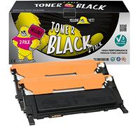 YELLOW YETI 2 Pack CLT-K4092S Noir 1500 Pages Cartouches de Toner compatibles pour Samsung CLP-310 CLP-310N CLP-315 CLP-315W CLX-3170FN CLX-3175FN CLX-3175FW CLX-3175N [Garantie de 3 Ans]