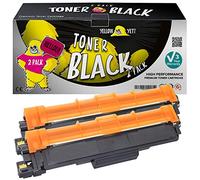 Yellow Yeti 2 Pack TN243 TN247 BK NOIR 1000 pages Cartouches de Toner compatibles pour Brother DCP-L3510CDW DCP-L3550CDW HL-L3210CW HL-L3230CDW HL-L3270CDW MFC-L3710CW MFC-L3750CDW [Garantie de 3 ans]