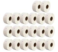 Yellow Yeti 20 rouleaux 11352 S0722520 étiquettes adresse 25 x 54mm compatibles pour DYMO LabelWriter 4XL 450 400 330 320 310 Duo/Turbo/Twin Turbo Seiko SLP 450 400 200 100 | 500 étiquettes/rouleau