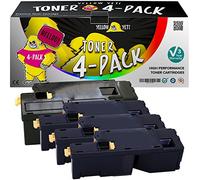 YELLOW YETI 4 Cartouches de Toner compatibles pour Dell C1660W C1660DW C1660CN C1660CNW [Garantie de 3 Ans]