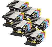 YELLOW YETI Remplacement pour Brother LC1280XL LC1240XL 30 Cartouches d'encre compatibles pour Brother MFC-J430W MFC-J5910DW MFC-J6510DW MFC-J6910DW MFC-J825DW MFC-J625DW DCP-J925DW DCP-J725DW J525W