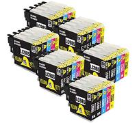YELLOW YETI Remplacement pour Brother LC985 Cartouches d'encre compatibles pour Brother DCP-J315W DCP-J125 DCP-J140W DCP-J515W MFC-J415W MFC-J220 MFC-J265W (12 Noir + 6 Cyan + 6 Magenta + 6 Jaune)