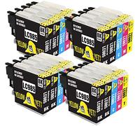 Yellow Yeti Remplacement pour Brother LC985 Cartouches d'Encre compatibles pour Brother DCP-J315W DCP-J125 DCP-J140W DCP-J515W MFC-J415W MFC-J220 MFC-J265W J410 (8 Noir + 4 Cyan + 4 Magenta + 4 Jaune)