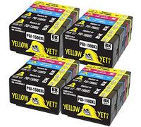 YELLOW YETI Remplacement pour Canon PGI-1500XL PGI-1500 XL Cartouches d'encre compatibles pour Canon MAXIFY MB2050 MB2350 MB2750 MB2150 MB2155 MB2755 (8 Noir + 4 Cyan + 4 Magenta + 4 Jaune)