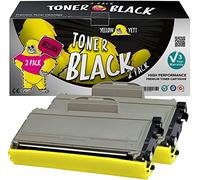 YELLOW YETI TN2120 TN2110 (2600 Pages) 2 Cartouches Toner compatibles pour Brother HL-2140 HL-2150 HL-2170 MFC-7320 MFC-7340 MFC-7440 MFC-7840 DCP-7030 DCP-7040 DCP-7045 [Garantie de 3 Ans]