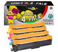 YELLOW YETI TN247 TN-247 Pack 4 Cartouches de Toner compatibles pour Brother DCP-L3510CDW DCP-L3550CDW HL-L3210CW HL-L3230CDW HL-L3270CDW MFC-L3710CW MFC-L3750CDW MFC-L3770CDW [Garantie de 3 Ans]