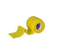 yellowBAND bandage cohésif 15 cm x 4,5 m, Jaune, auto-adhésif, élastique, imperméable, sans latex, pour la fixation, la compression, le sport et la médecine vétérinaire