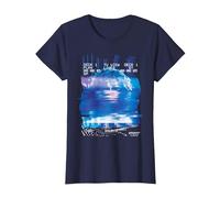 Yellowjackets Misty Retro TV Static Glitch T-Shirt, Femme, Bleu Marine, S