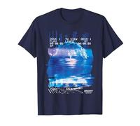 Yellowjackets Misty Retro TV Static Glitch T-Shirt, Homme, Bleu Marine, XL