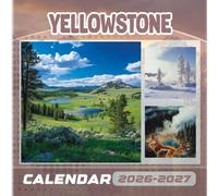 Yellowstone Calendar 2026-2027: 18 Months of The Animal from Sep 2026 to Dec 2027,Square 8.5 x 8.5 Inches Gift For Organizing & Planning