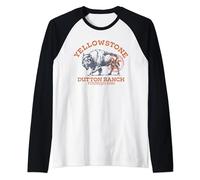 Yellowstone Dutton Ranch Buffalo Manche Raglan