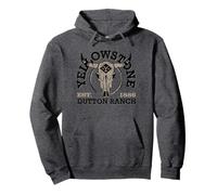 Yellowstone Dutton Ranch Bull Skull Logo V1 Sweat à Capuche