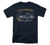 Yellowstone - Dutton Ranch Hélicoptère - Unisexe Adulte Court Manche T-Shirt -