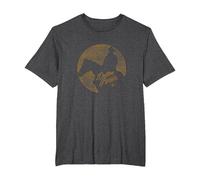 Yellowstone Dutton Ranch John Dutton Powerful Shadow Logo T-Shirt, Homme Grandes Tailles, Chiné Foncé, 2X Tall
