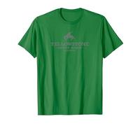 Yellowstone Dutton Ranch Montana Rodeo Shape Logo T-Shirt, Homme, Vert Kelly, M