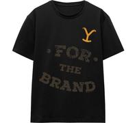 Yellowstone - "For the Brand" T-shirt Homme/Femme Unie TV16982 (XXL) (Noir)