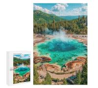 Yellowstone Geyser Basin-1 Puzzle 1000 Pièces Educa Jouet en Bois Cadeau Unique Décoration Intérieure Jeu Éducatif Challenge Toy Adultes Et Enfants À Partir De 14 Ans 1000 PCS